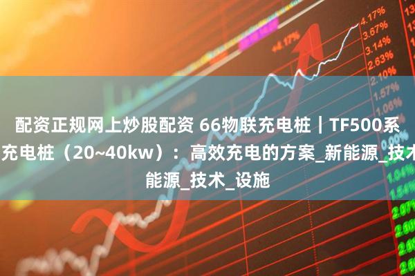 配资正规网上炒股配资 66物联充电桩｜TF500系列直流充电桩（20~40kw）：高效充电的方案_新能源_技术_设施