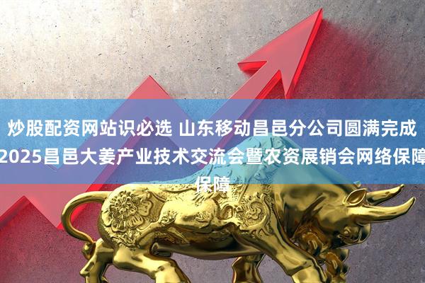炒股配资网站识必选 山东移动昌邑分公司圆满完成2025昌邑大姜产业技术交流会暨农资展销会网络保障